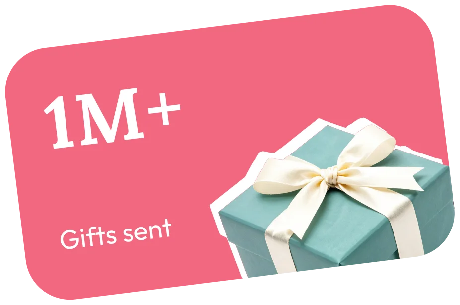 1M+ Gifts sent