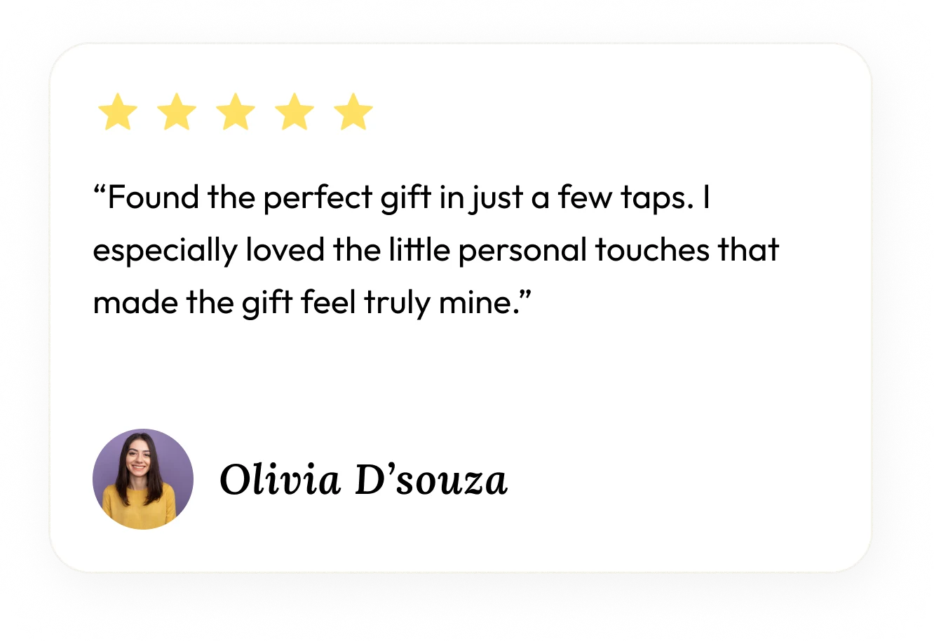 Olivia D'souza review