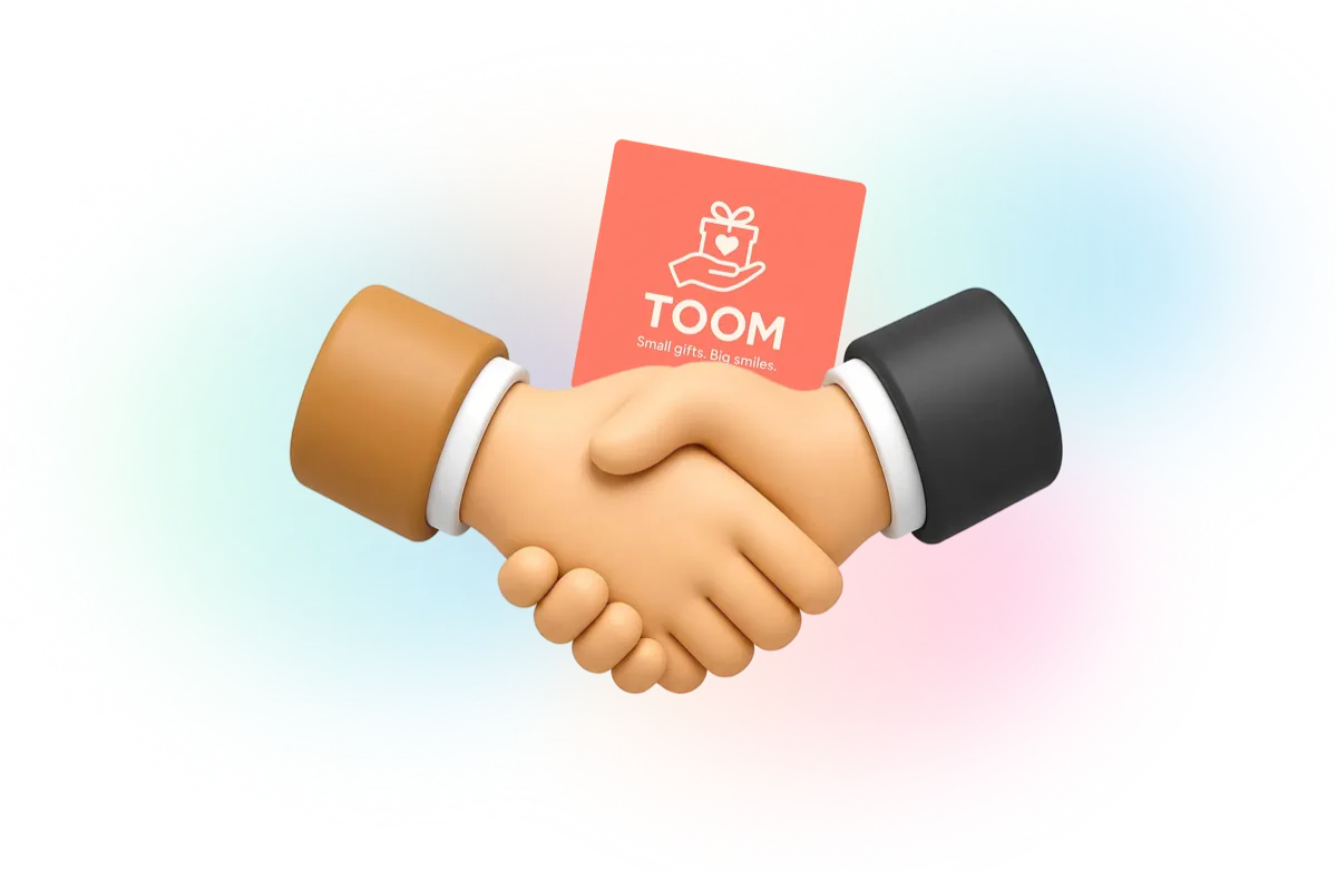TOOM partnership handshake